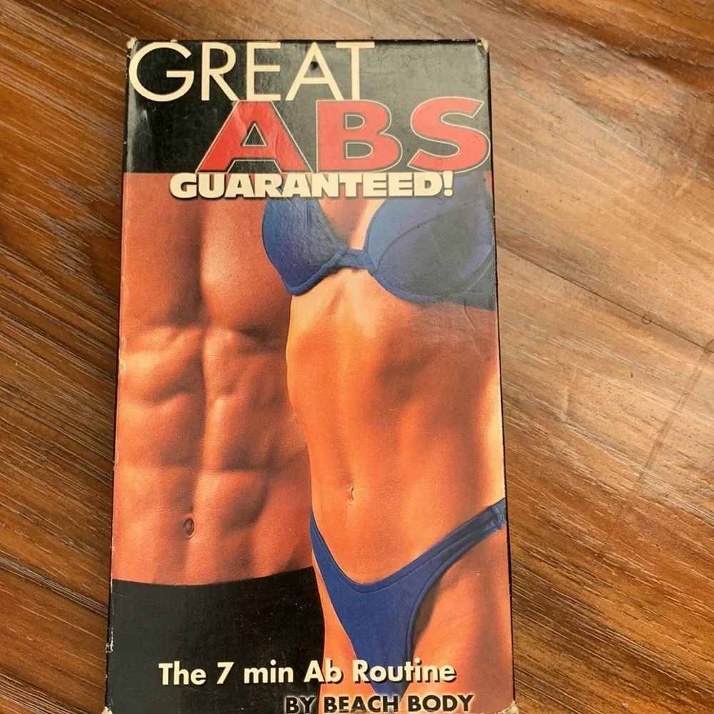 Beach Body Work tapes on VHS cassettes